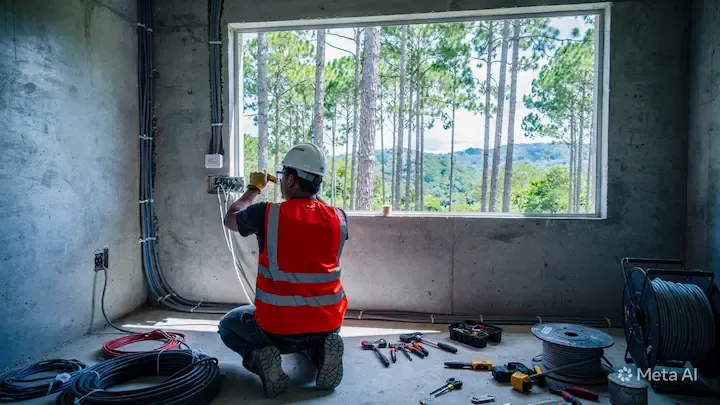 Instalación eléctrica residencial en Poptún, Petén