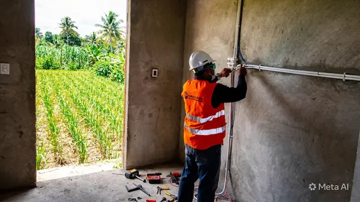 Instalación eléctrica residencial en Santa Ana, Petén