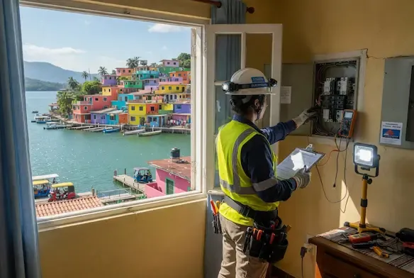 Mantenimiento eléctrico preventivo en Flores, Petén