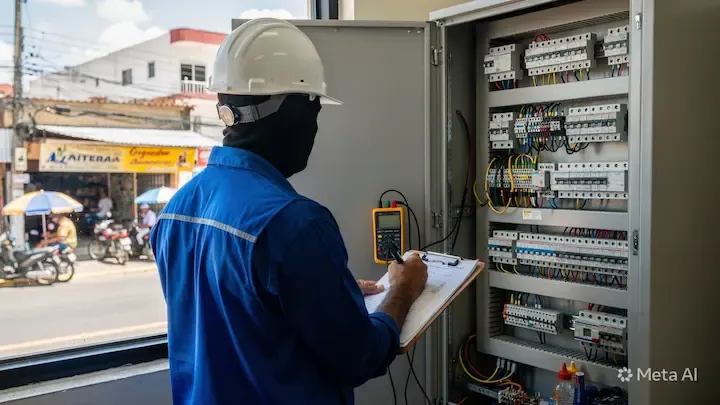 Mantenimiento eléctrico preventivo en Melchor de Mencos, Petén
