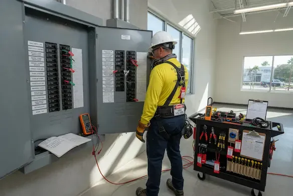 Mantenimiento eléctrico preventivo en San Benito, Petén