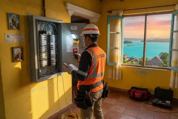 Reparación de fallas eléctricas en Flores, Petén